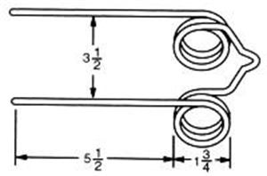 Mower Conditioner Tooth for John Deere, E69519