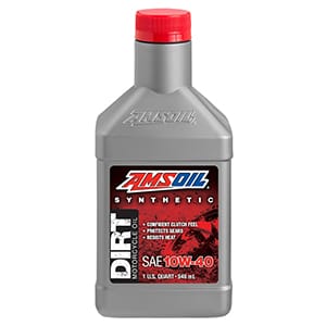 AMSOIL Dirt Bike Oil - 10W-40, 100% Synthetic