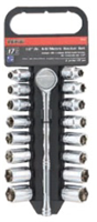 Socket Set - 1/4 in. Drive, 21-Piece