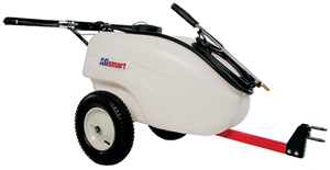 AgSmart Trailer Sprayer - 30 gal., 2.4 GPM, 2-Nozzle Boom