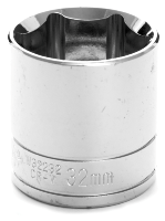 Impact Socket - 32 mm, 1/2 in. Drive, 6-Point