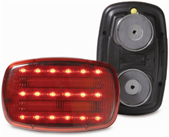 LED Safety Light - 4 in. x 6 in., Red