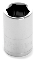 6-Point Impact Socket - 11 mm, 1/4 in. Drive