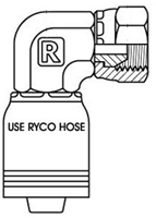 BSP Female 90-Degree Bend - 3/4 in. x 3/4 in. Hose