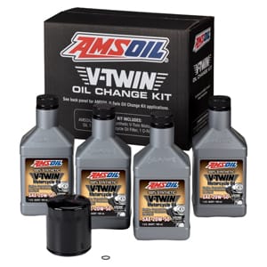 AMSOIL V-Twin Synthetic Oil Change Kit - 20W-50, 4 qt.