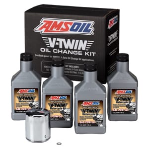 AMSOIL V-Twin Synthetic Oil Change Kit - 20W-50, 4 qt.