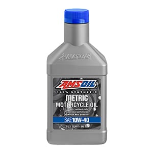 AMSOIL Metric Motorcycle Oil - 10W-40, 100% Synthetic