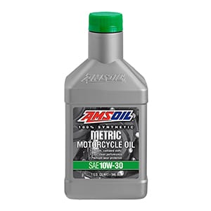 AMSOIL Metric Motorcycle Oil - 10W-30, 100% Synthetic