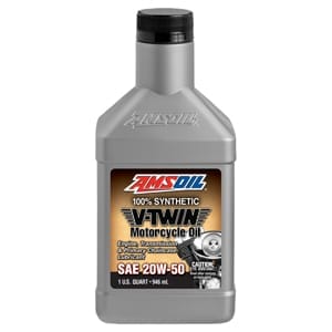 AMSOIL V-Twin Motorcycle Oil - 20W-50, 100% Synthetic