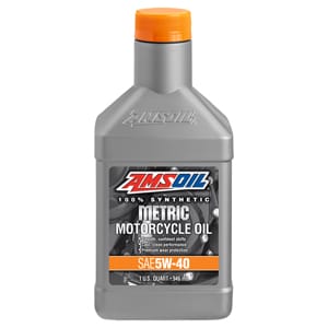 AMSOIL Metric Motorcycle Oil - 5W-40, 100% Synthetic