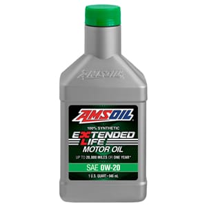 AMSOIL Extended-Life Synthetic Motor Oil - 0W-20